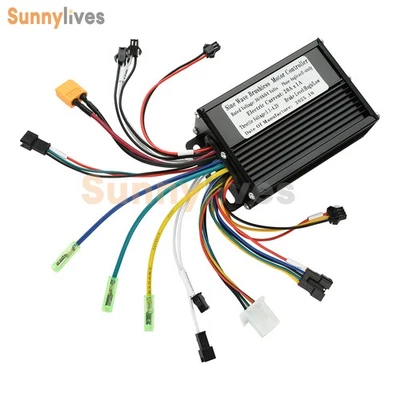 MARKENLOS 36V 48V 20A Sine Wave Brushless Motor Controller 350W-500W for Electric Bicycle
