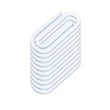 20 Pcs Large Paperclips Acrylic Paper Clips DIY Blank Bookmarks Book Accessories