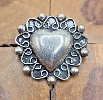  Vintage MARK WASSERMAN SAMARA Sterling Silver Pendant MWS Mexico 925 Designer