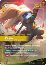 Poppy, Defender of the Meek 178/219 - Riftbound Unleashed (UNL) Epic FOIL NM ENG — live eBay listing