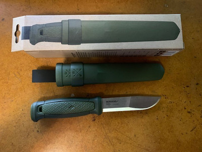 Morakniv Kansbol Survival Knife (12C27 Stainless Blade) & Sheath M-12645 NEW