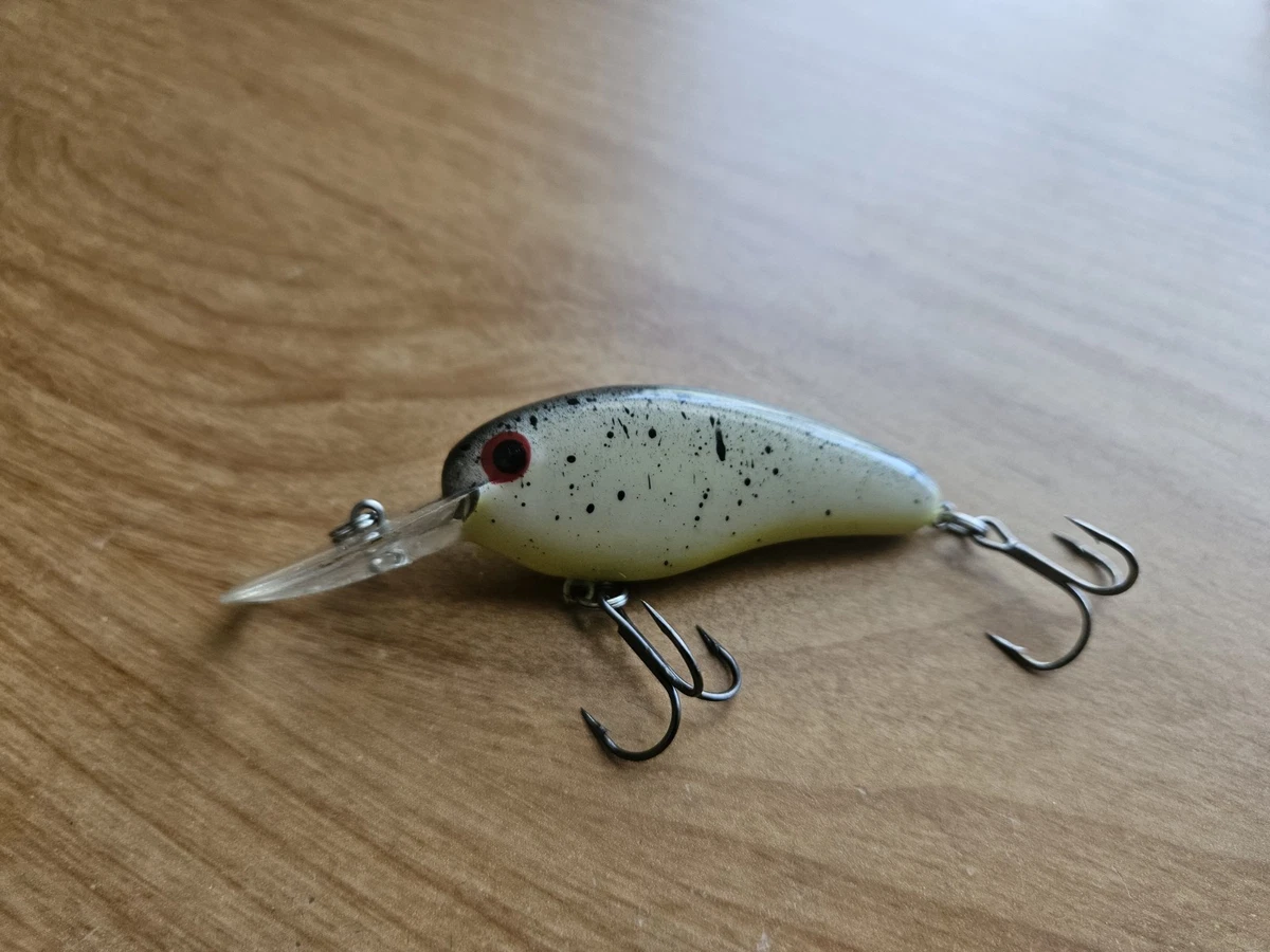 3) Vintage Bomber Fat A 4F Crankbait Fishing Lures, Lot of 3