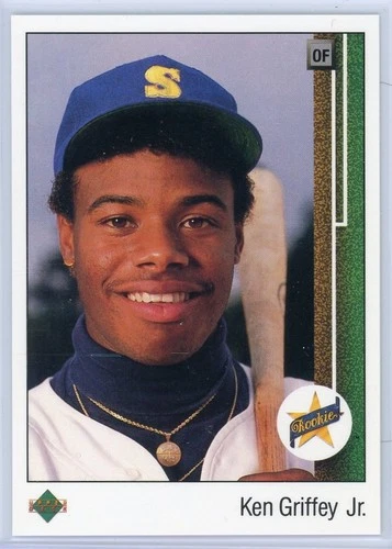 1989 Upper Deck Ken Griffey Jr Star Rookie Rc Card #1 Mariners Reds MLB HOF