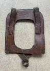 WWI / WWII German Leather Entrenching Tool Carrier Shovel Cover Spatentasche #7