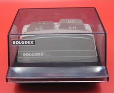 Vintage Rolodex S-300C Covered Address Card File with A–Z Index Tabs