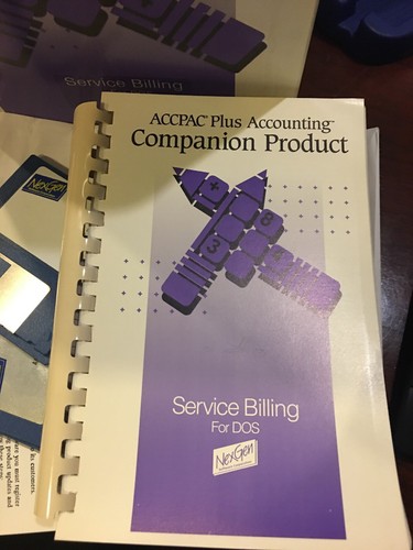 Accpac Plus Accounting Companion Product. SERVICE BILLING By NEXGEN. NFR - Picture 5 of 5