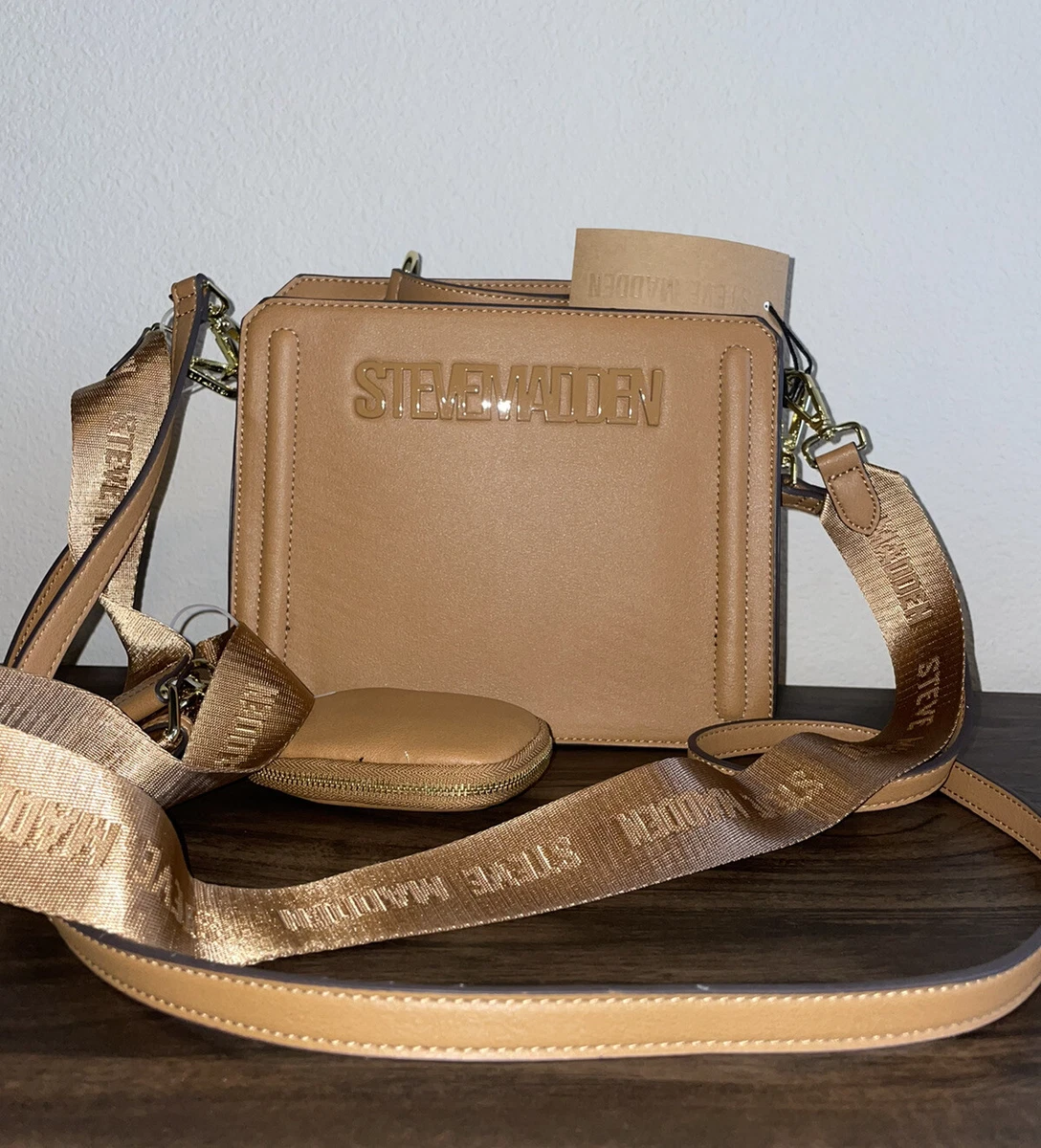 brown steve madden crossbody