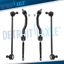 Front Sway Bar Links and Tie Rod Ends for 2018 2019 2020 2021 2022 Honda Accord