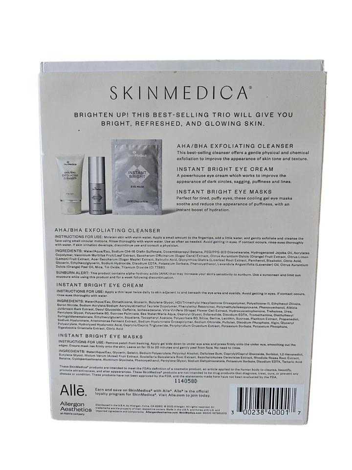 Juego de regalo SkinMedica Brightening Essentials - Caja abierta Foto 4 de 4