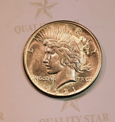 peace store　8枚 Original Grade PCGS UNC Details Scratch, Bu 1921 PEACE