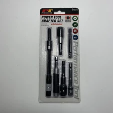 Performance Tool 6-Pc Power Tool Adapter Set
