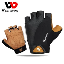 WEST BIKING Cycling Short Gloves Sports MTB Road Bike Bicycle Half Finger Gloves