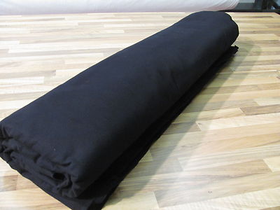 B1 Bühnenmolton-Molton-Stoff SCHWARZ 3m breit  300gr Foto Studio Hintergrund