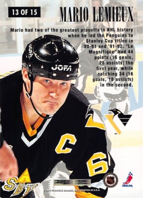 1995-96 Pinnacle Hockey Mario Lemieux First Strike #13 NM/MT