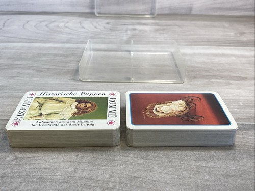 GERMAN Playing Cards Romme Canasta HISTORIC DOLLS Collect 2 Decks VNTG & SEALED - Picture 12 of 13