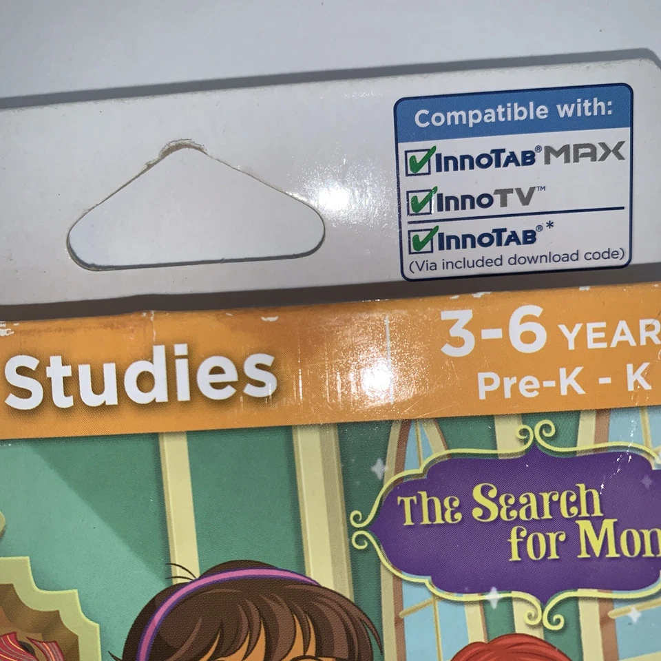 Dora the Explorer Vtech InnoTAB game - Social Studies 3-6 pre-K *NEW* inno tab - Image 4 of 4