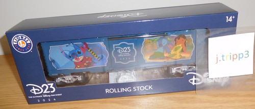 Lionel 2401564 Disney D23 Lilo & Stitch Caja Coche Tren Calibre O Ventilador Evento Venta | Zustand: New