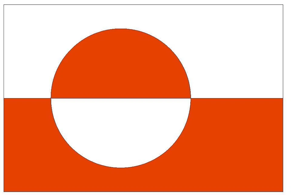 WINTER PARK PRODUCTS Greenland International Flag Sticker Decal F196