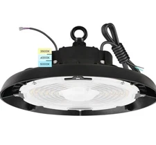 Luxrite 100/120/150W UFO High Bay LED Shop Light Up to 22500 Lumens 3CCT IP65.