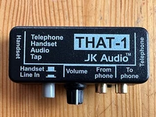 JK Audio THAT-1 Telephone Interface with RCA I/O
