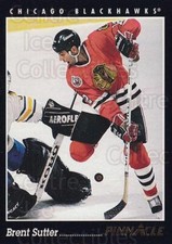Pinnacle Canadian #91 Brent Sutter 1993-94