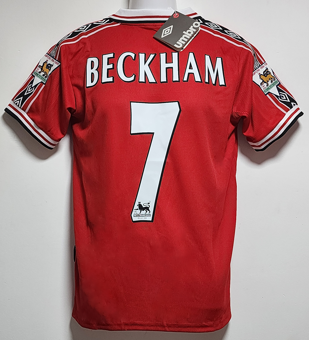 #7 1998/1999 Premier League Jersey Home Retro Shirt for Man Red New With Tags