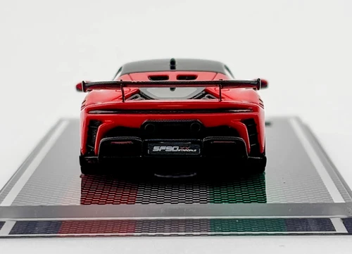 U2 1:64 Red SF90XX Stradale Racing Sports Model Diecast Resin Car - Picture 8 of 9