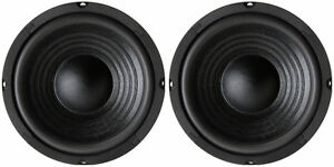 6.5" Subwoofers Replacement Speakers.6-1/2" Pair.Home stereo audio.8 ohm NEW 2