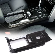 Carbon Fiber Look Console Gear Shift Cover Trim For Discovery Sport 2015-2019