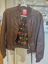 Trussardi Leather Jacket 38