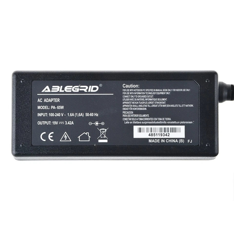 Cargador adaptador de CA para portátil Emachines E528-2325 E728 E728-4830 E528-2187 Foto 3 de 4