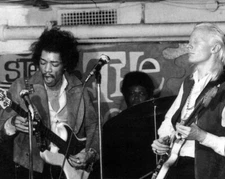1969 JIMI HENDRIX, JOHNNY WINTERS and BUDDY MILES Glossy 8x10 Photo Print