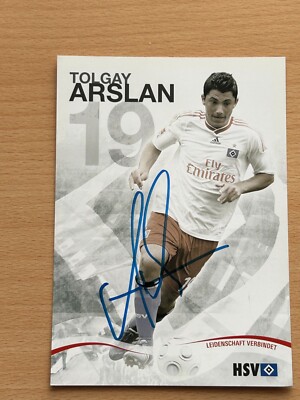 Tolgay Arslan HSV Hamburger SV autograph card original signed #S8838