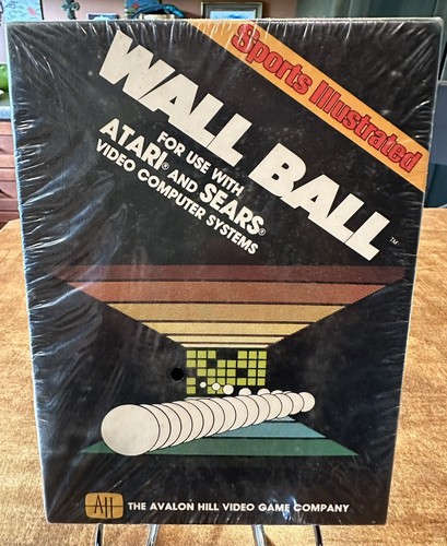 *** NEW FACTORY SEALED - WALL BALL for ATARI 2600 VCS - AVALON HILL - 1983 ***