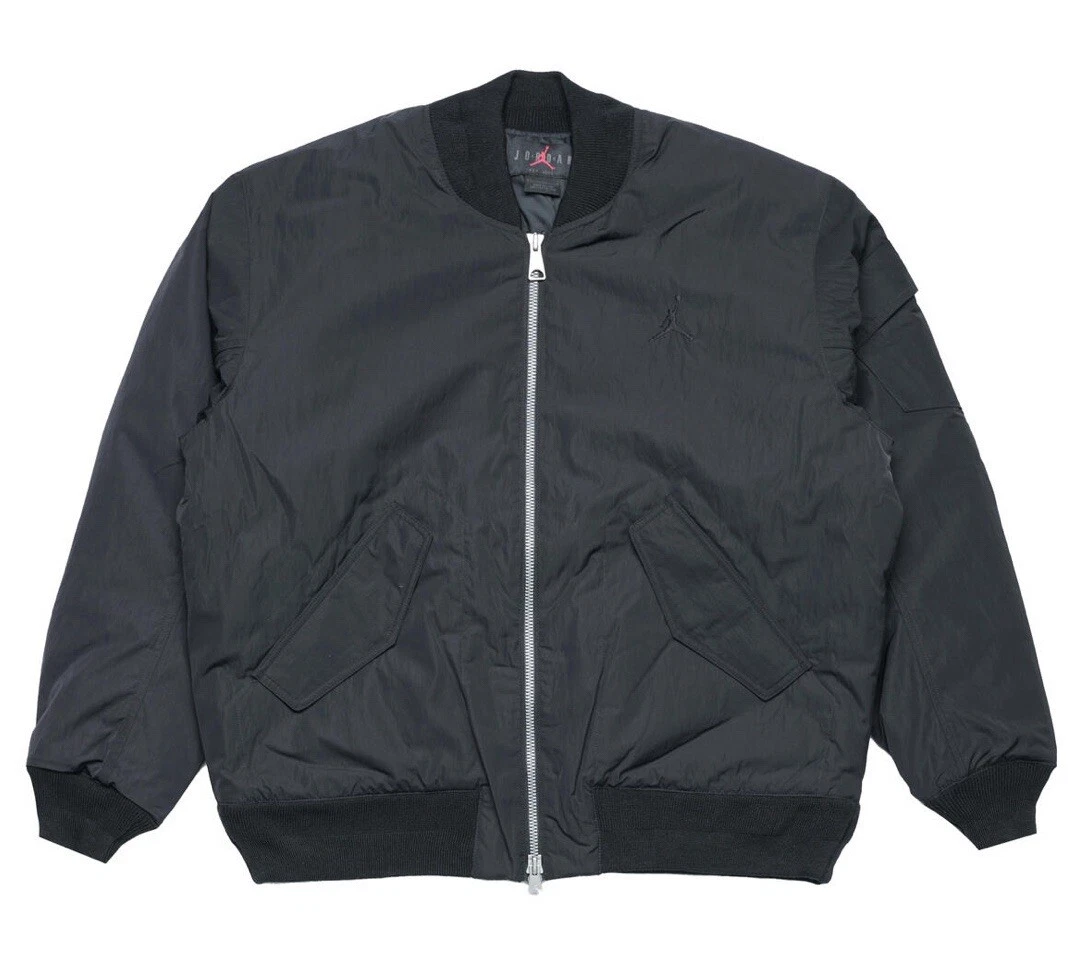 Nike Jordan Renegade Veste Homme Petit Noir FB7316 010 Bomber Rare Neuf Avec Étiquette