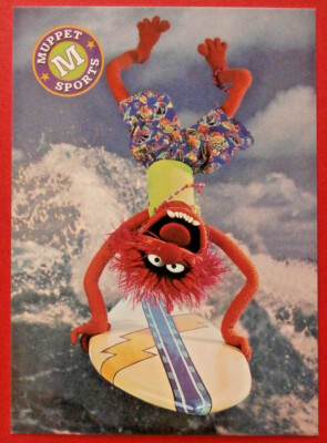 DIE MUPPETS - Karte #20 - SURFIN' WIE EIN TIER! - 1993
