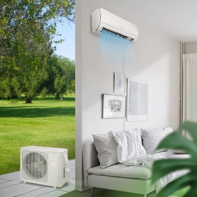 12000BTU Mini Split AC Air Conditioner INVERTER AC Ductless 220V u0026 Wifi  Enable | eBay