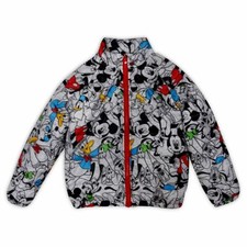 Disney Store Mickey Mouse  Friends Lightweight Puffer Jacket Kids sz 2, 3 or 4