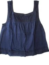 Gap Navy Blue Sleeveless Blouse Size S
