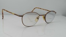 Vintage Silver Dollar Albany Gold Metal Oval Sunglasses FRAMES ONLY