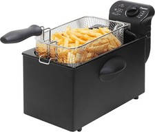 Friteuse à huile avec technologie zone froide, 3,5 litres, Avec régulateur
