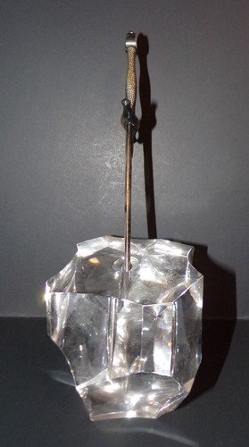 VTG STEUBEN MASTER WORKS EXCALIBUR CRYSTAL JAMES HOUSTON 18K STERLING 1973 - Picture 2 of 18