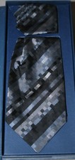 Men's Ascot with Hankie 100 woven silk art.GL3057
