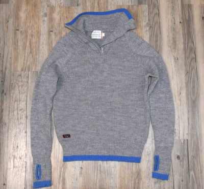 DEVOLD Varde Zip Neck Pullover 100% Wolle  Gr. 16 Jahre