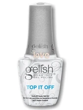 Gelish Gel Nail Polish LED/UV Soak Off 0.5oz Color Gel Top Coat (Top It Off)