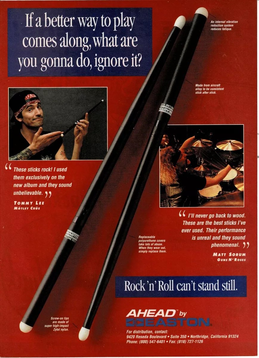 Ahead tommy 2024 lee drumsticks