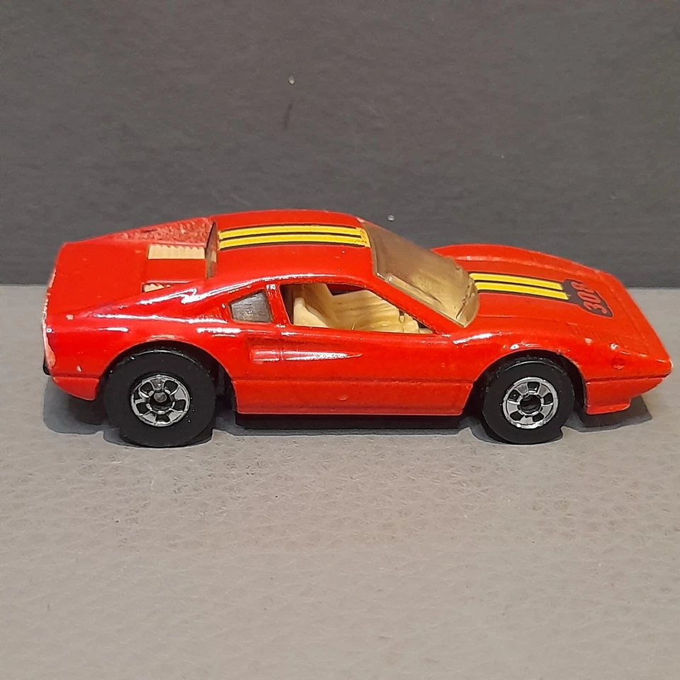 Raro Hot Wheels Ferrari 308 Turbo Diecast Rojo Car Mattel 1977 Racebait años 70 años 80  Foto 2 de 4