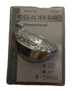 Glacier Bay 5-Spray Patterns Single Wall Mount Fixed Shower Head Chrome 5" New