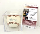 Willie Mays Autographed Baseball JSA COA w/Case Signed Ball Excellent