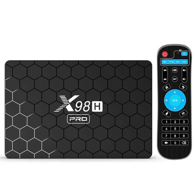X98H Pro 2.4G / 5.8G Dual-Band WiFi6 Android 12 Smart TV Box Allwinner H618
